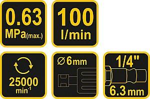 Slefuitor pneumatice Vorel VOR81107