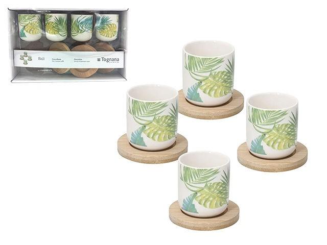 Set pentru ceai si cafea Tognana Bali 4buc