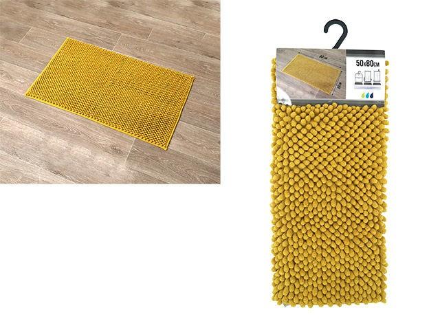 Covoras de baie Tendance galben-mustar 50X80cm