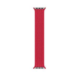 Ceas inteligent Apple Watch Series 7 45mm Red Braided Solo Loop (MKMN3)