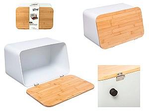 Cos pentru paine Five 37X23X22cm alb