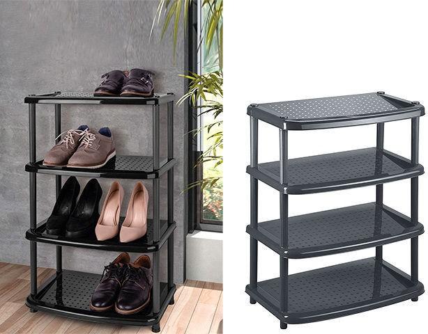 Raft pentru incaltaminte Bytplast Paola negru