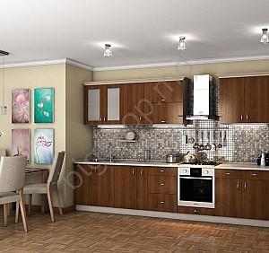 Set mobila bucatarie Confort-NV Modest nuc inchis (3.1/0.72m)