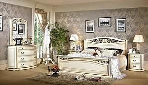 Dormitor MobiLux Cezar (crem patinat) MDF