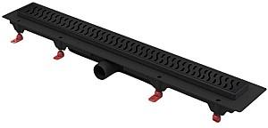 Rigola de dus Chudej Harmony Black 750x60mm