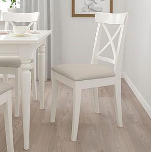 Scaun IKEA Ingolf  White/Hallarp beige