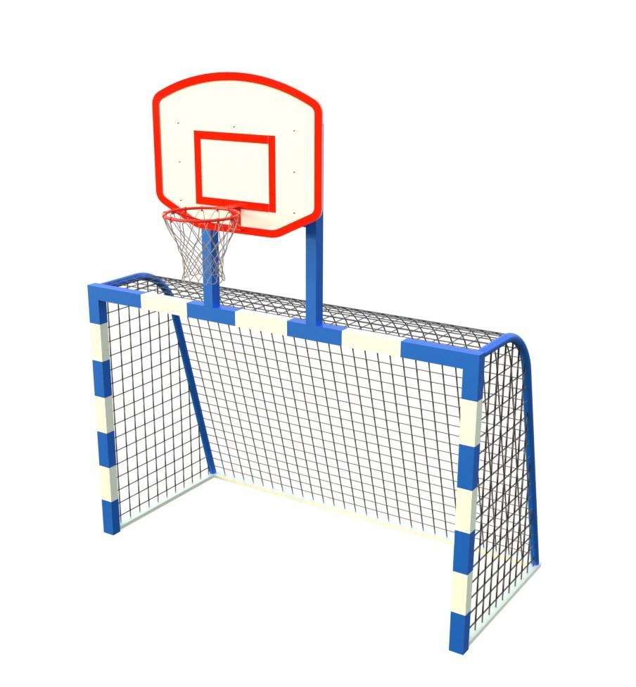 Plasa PlayPark Poarta Fotbal 3х2m + Baschet (FS-23)