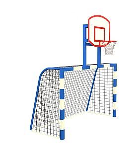 Plasa PlayPark Poarta Fotbal 3х2m + Baschet (FS-23)