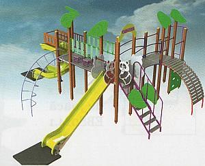 Complex de joacă EBS Panda 122