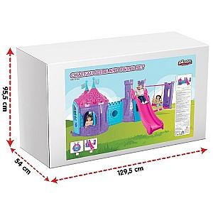 Complex de joacă Pilsan Castel cu topogan și leagăn