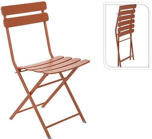 Scaun pliabil VLM H80cm maro 50558