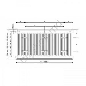 Radiator Vaillant K22 500*1300