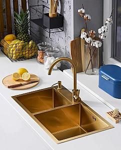 Chiuveta de bucatarie Fabiano 78x43/18 Gold R