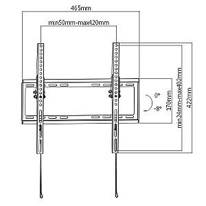 Suport pentru televizor Brateck KL22-44T