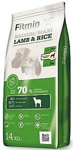 Hrana uscata pentru caini Fitmin Medium Maxi Lamb&Rice 14kg