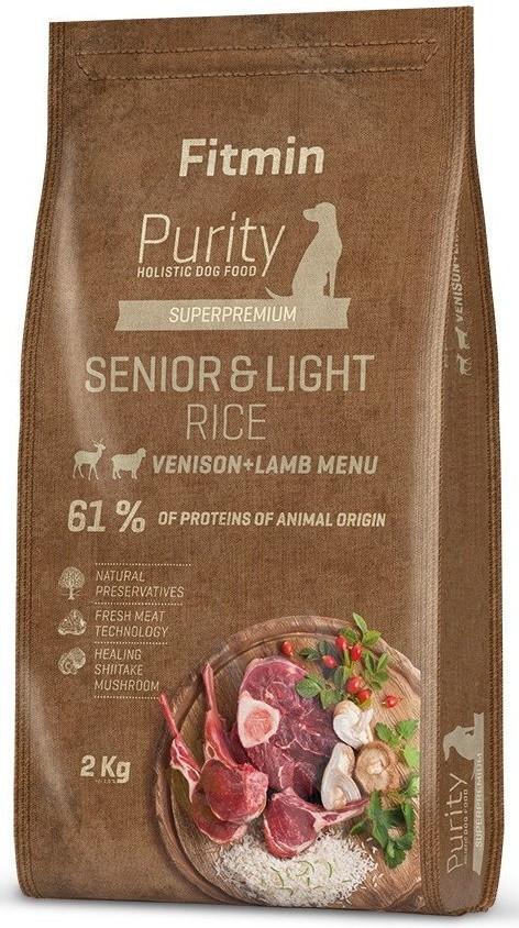 Hrana uscata pentru caini Fitmin Purity Rice Senior&Light Venison&Lamb 2 kg