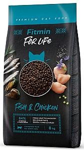 Hrana uscata pentru pisici Fitmin For Life Adult Fish&Chicken 8kg