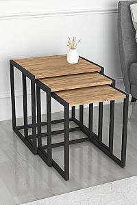 Masuta de cafea, reviste Fabulous Metal Nesting Pine/Black