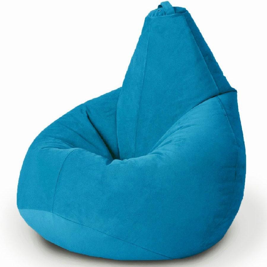 Fotoliu puf Beanbag Standart Pear L Turquoise