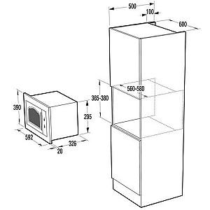 Cuptor cu microunde incorporabil Gorenje BM235CLB