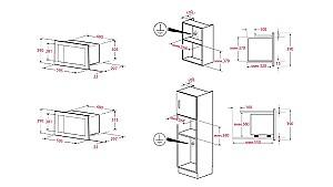 Cuptor cu microunde incorporabil Teka ML 820 BIS Black