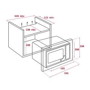 Cuptor cu microunde incorporabil Teka MB 620 BI White