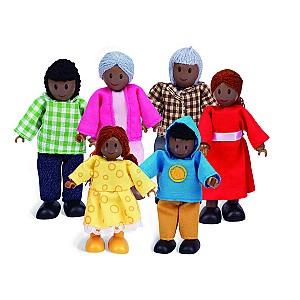 Papusa Hape E3501 Happy Family African American