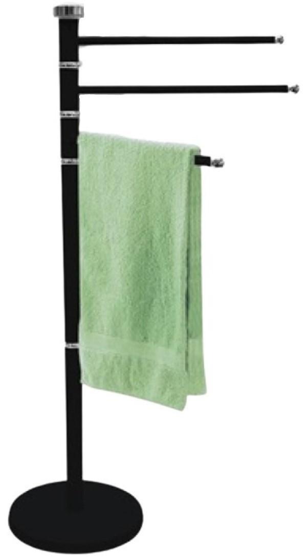 Cuier pentru baie prosoape Artex Black (19.60.16)