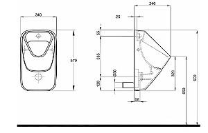 Pisoar KOLO Nova Pro (M36010000)