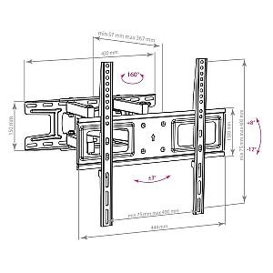 Suport pentru televizor Arm Media LCD-417