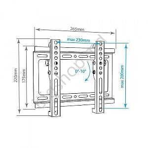 Suport pentru televizor Arm Media STEEL-6