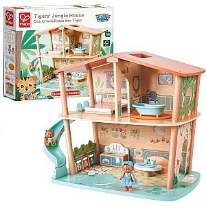 Casuta pentru papusi Hape Casa tigrilor în junglă
