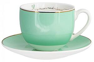 Set pentru ceai si cafea Casa Masa FOREVER 220 ml mint (6 buc)