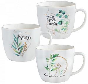 Set pentru ceai si cafea Casa Masa GRANITY BOTANICA 370 ml (6 buc)