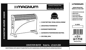 Convector electric Magnum LE-DL01-2000