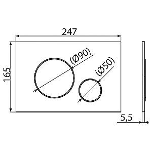 Instalatie wc incastrat cu cadru Alcaplast SADROMODUL AM101/1120 (108759)