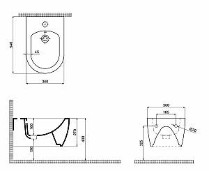 Bideu QuarterBath DEEP 54 (114322)