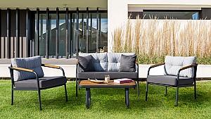 Set mobila de gradina Dogtas LINDA (2+1+1+masa)