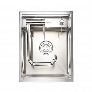 Chiuveta de bucatarie PLATINUM Handmade 40x50/220(robinet inclus)