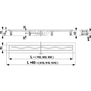 Rigola de dus Alcaplast APZ8-750M (5024)