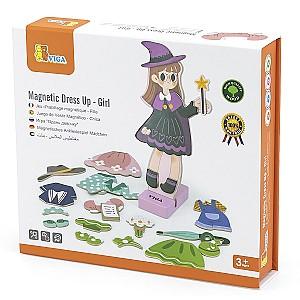 Jucarie interactiva VIGA Îmbracă fetița 44635