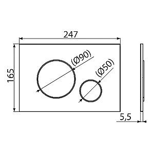 Buton de scurgere Alcaplast M678 (100263)