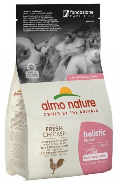 Hrana uscata pentru caini Almo Nature HOLISTIC XS-S Puppy Chicken 400g