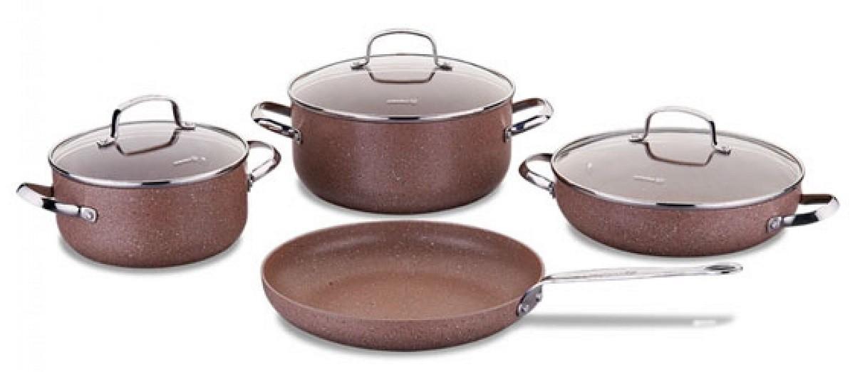 Set vase de gatit Korkmaz BROWNI 7 piese
