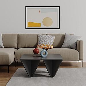 Masuta de cafea, reviste DECO Diamond Anthracite