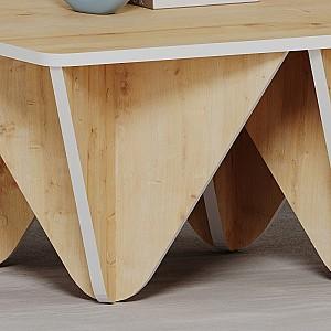 Masuta de cafea, reviste DECO Diamond Oak/White