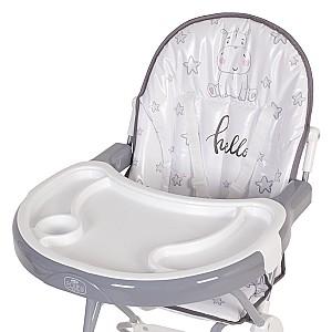 Scaun de masa simplu Polini Kids 252 Hippo Gray
