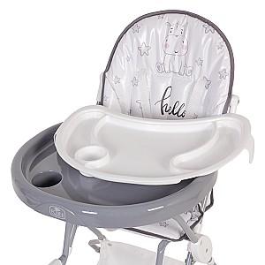 Scaun de masa simplu Polini Kids 252 Hippo Gray