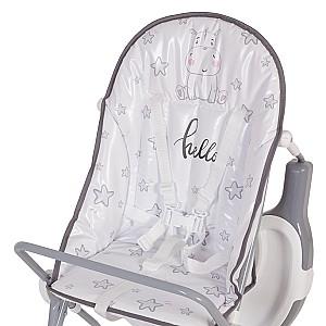 Scaun de masa simplu Polini Kids 252 Hippo Gray
