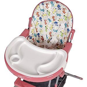 Scaun de masa simplu Polini Kids 252 Cățeluș Pink